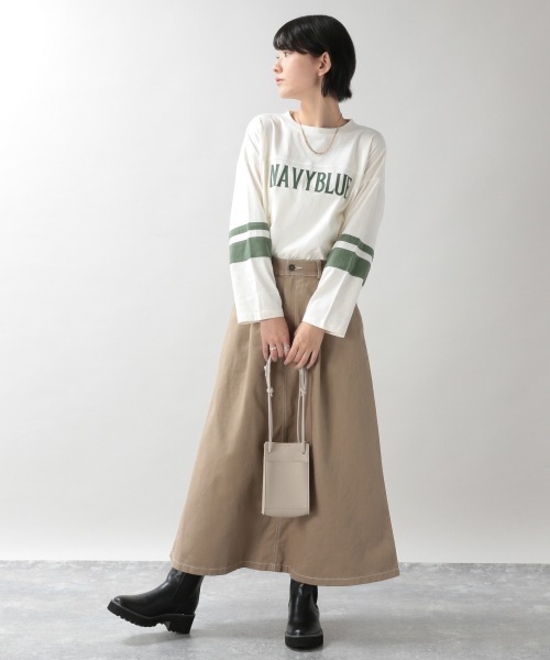 Dickies（ディッキーズ）の「【Dickies/ディッキーズ】チノフレアスカート/949726（スカート・レディース・ベージュ/オフホワイト/グリーン・FREE）」の7枚目の写真