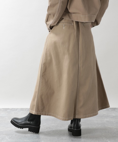 Dickies（ディッキーズ）の「【Dickies/ディッキーズ】チノフレアスカート/949726（スカート・レディース・ベージュ/オフホワイト/グリーン・FREE）」の20枚目の写真