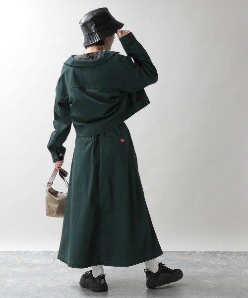 Dickies（ディッキーズ）の「【Dickies/ディッキーズ】チノフレアスカート/949726（スカート・レディース・ベージュ/オフホワイト/グリーン・FREE）」の14枚目の写真