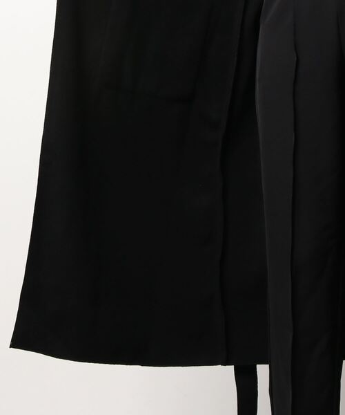 NICOLE white（ニコルホワイト）の「ボタンレス カットメルトンコート（その他アウター・レディース・ブラック/ブラウン/アイボリー/モカ・FREE）」の5枚目の写真