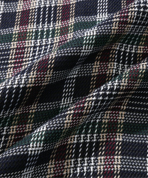 ROMANTIC CROWN(ロマンティッククラウン)の「【ROMANTIC CROWN】DENIM CHECK SHIRT / ロマンティッククラウン デニム チェック シャツ(シャツ/ブラウス・メンズ・グリーン/バーガンディー・SMALL/MEDIUM/LARGE)」の11枚目の写真