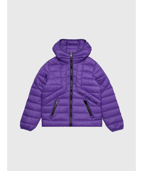 DIESEL（ディーゼル）の「DIESEL KID ジュニア ダウンジャケット リアルダックダウン（ダウンジャケット/コート・キッズ・カーキ/ピンク/パープル/オレンジ/ブラック/ライム・10Y/14Y/6Y/12Y/4Y/8Y）」の12枚目の写真