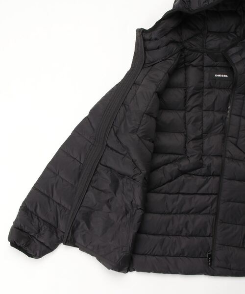 DIESEL（ディーゼル）の「DIESEL KID ジュニア ダウンジャケット リアルダックダウン（ダウンジャケット/コート・キッズ・カーキ/ピンク/パープル/オレンジ/ブラック/ライム・10Y/14Y/6Y/12Y/4Y/8Y）」の17枚目の写真