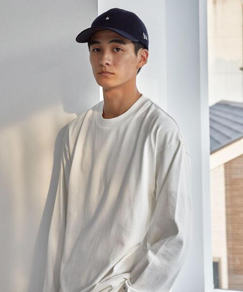 green label relaxing(グリーンレーベルリラクシング)の「<green label relaxing>GIZA クルーネック 長袖 カットソー(Tシャツ/カットソー・メンズ・ブラック/オレンジ系その他/ホワイト/ダークグリーン・S/M/L/XL)」の1枚目の写真