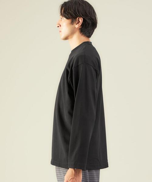 green label relaxing(グリーンレーベルリラクシング)の「<green label relaxing>GIZA クルーネック 長袖 カットソー(Tシャツ/カットソー・メンズ・ブラック/オレンジ系その他/ホワイト/ダークグリーン・S/M/L/XL)」の17枚目の写真