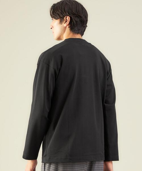 green label relaxing(グリーンレーベルリラクシング)の「<green label relaxing>GIZA クルーネック 長袖 カットソー(Tシャツ/カットソー・メンズ・ブラック/オレンジ系その他/ホワイト/ダークグリーン・S/M/L/XL)」の18枚目の写真