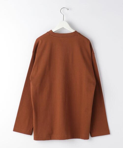 green label relaxing(グリーンレーベルリラクシング)の「<green label relaxing>GIZA クルーネック 長袖 カットソー(Tシャツ/カットソー・メンズ・ブラック/オレンジ系その他/ホワイト/ダークグリーン・S/M/L/XL)」の7枚目の写真