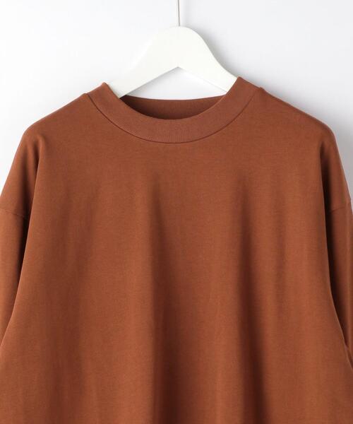 green label relaxing(グリーンレーベルリラクシング)の「<green label relaxing>GIZA クルーネック 長袖 カットソー(Tシャツ/カットソー・メンズ・ブラック/オレンジ系その他/ホワイト/ダークグリーン・S/M/L/XL)」の8枚目の写真