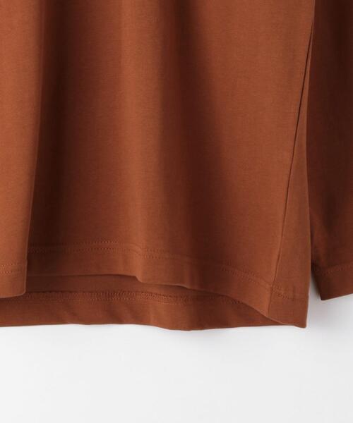 green label relaxing(グリーンレーベルリラクシング)の「<green label relaxing>GIZA クルーネック 長袖 カットソー(Tシャツ/カットソー・メンズ・ブラック/オレンジ系その他/ホワイト/ダークグリーン・S/M/L/XL)」の10枚目の写真