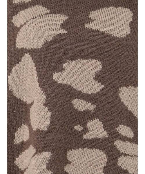 GYDA（ジェイダ）の「COWジャカードハイネック ニットTOPS（ニット/セーター・レディース・ブラック/ブラウン/カーキ・FREE）」の14枚目の写真