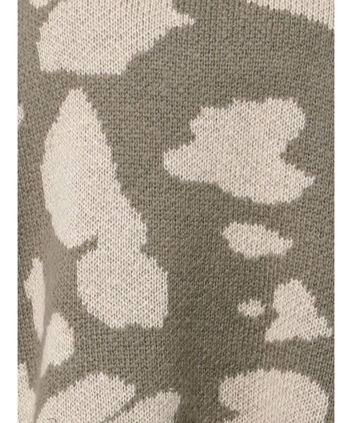 GYDA（ジェイダ）の「COWジャカードハイネック ニットTOPS（ニット/セーター・レディース・ブラック/ブラウン/カーキ・FREE）」の18枚目の写真