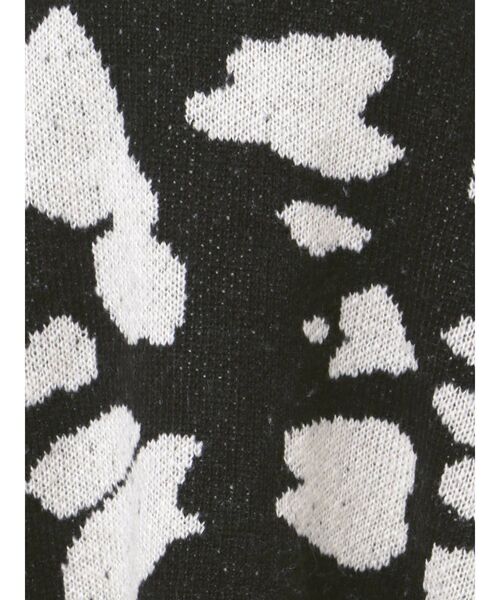 GYDA（ジェイダ）の「COWジャカードハイネック ニットTOPS（ニット/セーター・レディース・ブラック/ブラウン/カーキ・FREE）」の6枚目の写真