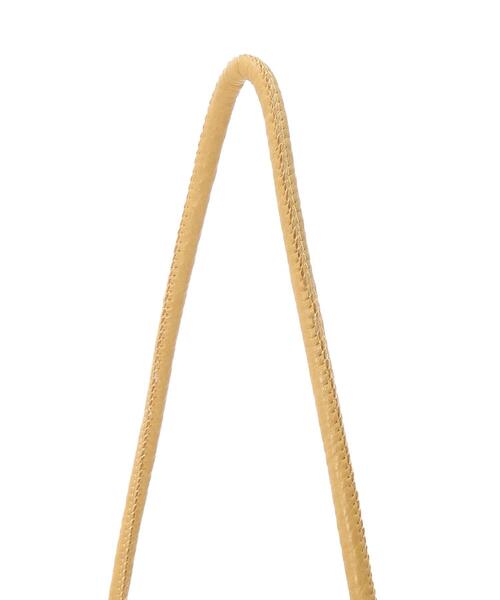 Green Parks(グリーンパークス)の「・ハーフムーンジップショルダーバッグ*(トートバッグ・レディース・モカ/イエロー/ブラック/グリーン・FREE)」の5枚目の写真