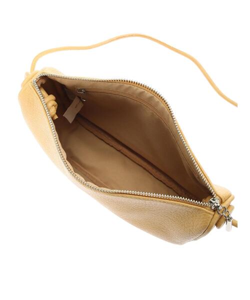 Green Parks(グリーンパークス)の「・ハーフムーンジップショルダーバッグ*(トートバッグ・レディース・モカ/イエロー/ブラック/グリーン・FREE)」の12枚目の写真