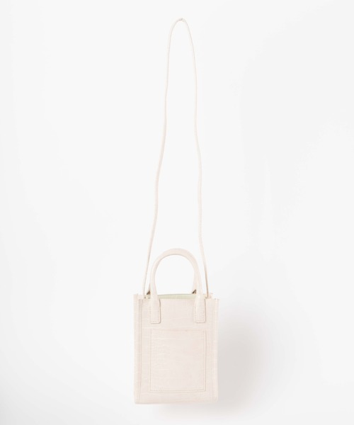 WEGO（ウィゴー）の「WEGO/パイピングハンドルショルダー（ショルダーバッグ・レディース・ブラック系その他/グリーン/ホワイト系その他/その他1/ブラック・FREE）」の9枚目の写真