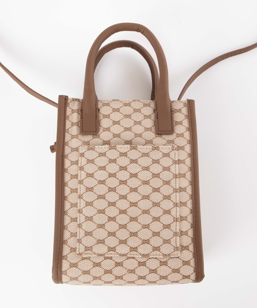 WEGO（ウィゴー）の「WEGO/パイピングハンドルショルダー（ショルダーバッグ・レディース・ブラック系その他/グリーン/ホワイト系その他/その他1/ブラック・FREE）」の18枚目の写真