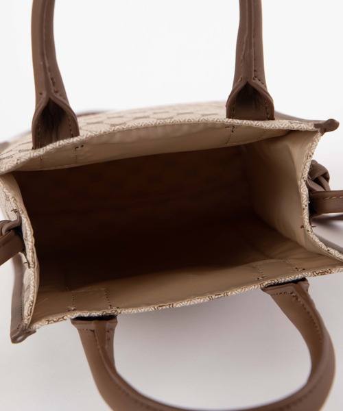 WEGO（ウィゴー）の「WEGO/パイピングハンドルショルダー（ショルダーバッグ・レディース・ブラック系その他/グリーン/ホワイト系その他/その他1/ブラック・FREE）」の13枚目の写真