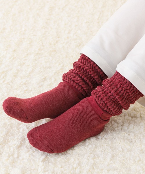 KATHARINE ROSS（キャサリンロス）の「【okamoto./岡本】靴下サプリ まるでこたつソックス ルームソックス WEB限定（ソックス/靴下・レディース・ブラック/グレー/ボルドー/ピンク/モカ/ブラウン/パープル/グリーン/イエロー・MEDIUM/LARGE）」の18枚目の写真