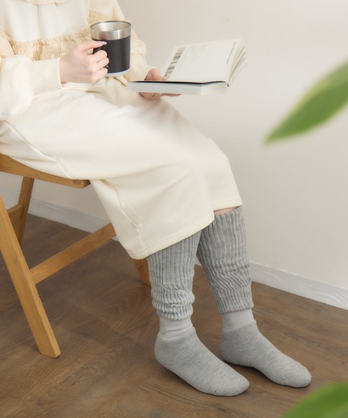 KATHARINE ROSS（キャサリンロス）の「【okamoto./岡本】靴下サプリ まるでこたつソックス ルームソックス WEB限定（ソックス/靴下・レディース・ブラック/グレー/ボルドー/ピンク/モカ/ブラウン/パープル/グリーン/イエロー・MEDIUM/LARGE）」の21枚目の写真