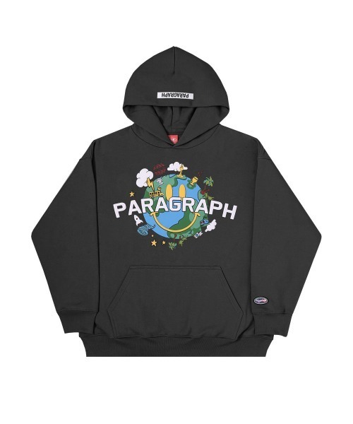 Paragraph(パラグラフ)の「【PARAGRAPH/パラグラフ】017プルオーバーパーカー(パーカー・メンズ・チャコールグレー/パープル/その他・FREE)」の2枚目の写真