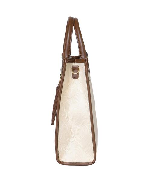 INGNI（イング）の「配色ショルダーBAG（トートバッグ・レディース・ブラック/ブラウン・ONE SIZE）」の4枚目の写真