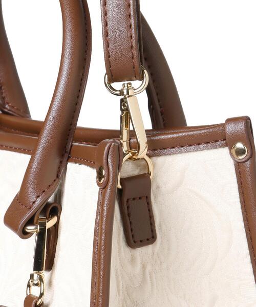 INGNI（イング）の「配色ショルダーBAG（トートバッグ・レディース・ブラック/ブラウン・ONE SIZE）」の6枚目の写真