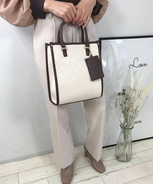 INGNI（イング）の「配色ショルダーBAG（トートバッグ・レディース・ブラック/ブラウン・ONE SIZE）」の13枚目の写真