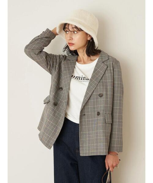 earth music&ecology（アースミュージックアンドエコロジー）の「ファーバケットハット＊（キャップ・レディース・アイボリー/ブラウン/ブラック・FREE）」の10枚目の写真