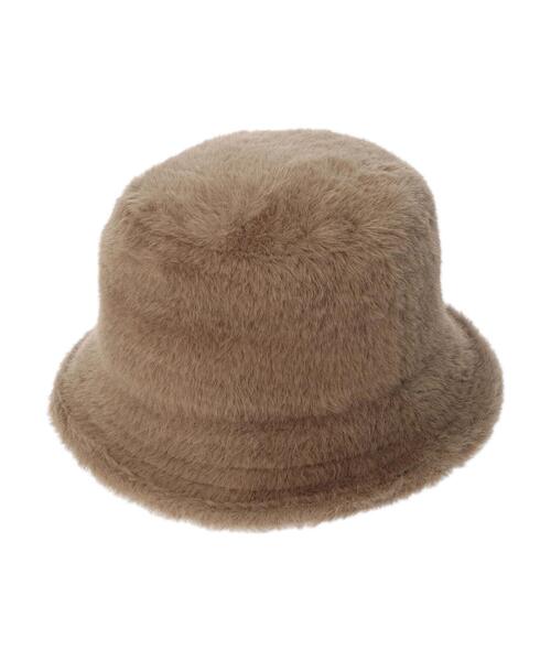 earth music&ecology（アースミュージックアンドエコロジー）の「ファーバケットハット＊（キャップ・レディース・アイボリー/ブラウン/ブラック・FREE）」の16枚目の写真