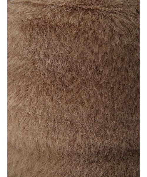 earth music&ecology（アースミュージックアンドエコロジー）の「ファーバケットハット＊（キャップ・レディース・アイボリー/ブラウン/ブラック・FREE）」の20枚目の写真