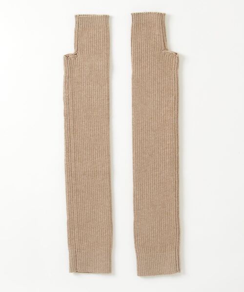 ANGIE（アンジー）の「リブニットアームウォーマー/手袋（手袋・レディース・ベージュ/ライトブラウン/杢グレー・FREE）」の12枚目の写真
