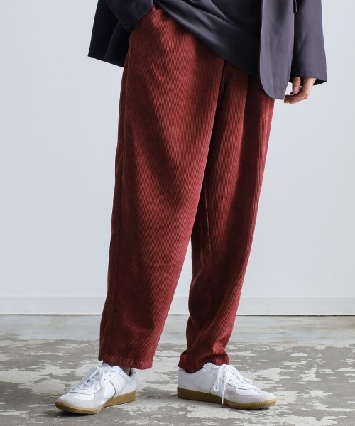 SIDEWAY STANCE（サイドウェイスタンス）の「【SIDEWAY STANCE】コーデュロイ バルーンシルエット イージーパンツ（その他パンツ・メンズ・ブルー/カーキ/ホワイト/ベージュ/バーガンディー・MEDIUM/LARGE）」の5枚目の写真