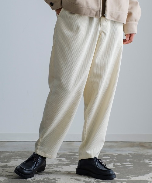 SIDEWAY STANCE（サイドウェイスタンス）の「【SIDEWAY STANCE】コーデュロイ バルーンシルエット イージーパンツ（その他パンツ・メンズ・ブルー/カーキ/ホワイト/ベージュ/バーガンディー・MEDIUM/LARGE）」の2枚目の写真