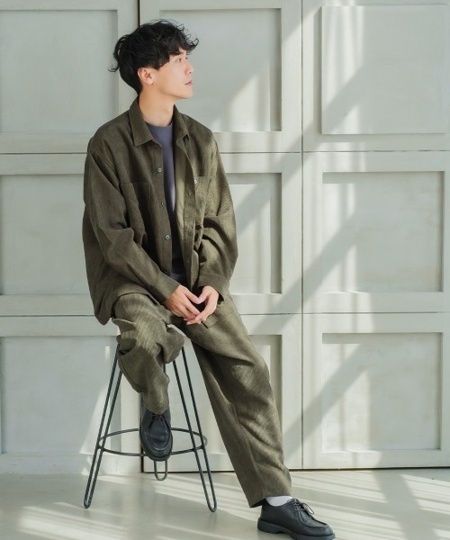 SIDEWAY STANCE（サイドウェイスタンス）の「【SIDEWAY STANCE】コーデュロイ バルーンシルエット イージーパンツ（その他パンツ・メンズ・ブルー/カーキ/ホワイト/ベージュ/バーガンディー・MEDIUM/LARGE）」の7枚目の写真