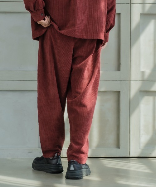 SIDEWAY STANCE（サイドウェイスタンス）の「【SIDEWAY STANCE】コーデュロイ バルーンシルエット イージーパンツ（その他パンツ・メンズ・ブルー/カーキ/ホワイト/ベージュ/バーガンディー・MEDIUM/LARGE）」の21枚目の写真