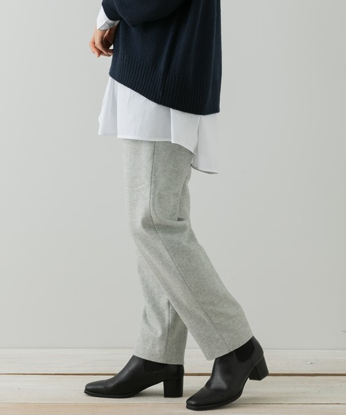URBAN RESEARCH Sonny Label(アーバンリサーチサニーレーベル)の「ツイードイージーストレートパンツ(その他パンツ・レディース・ブラック/グレー・FREE)」の3枚目の写真