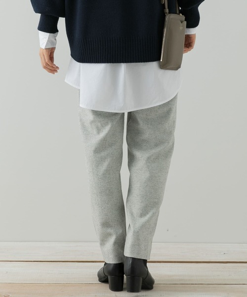 URBAN RESEARCH Sonny Label(アーバンリサーチサニーレーベル)の「ツイードイージーストレートパンツ(その他パンツ・レディース・ブラック/グレー・FREE)」の4枚目の写真