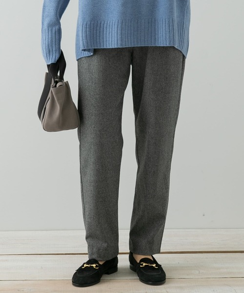 URBAN RESEARCH Sonny Label(アーバンリサーチサニーレーベル)の「ツイードイージーストレートパンツ(その他パンツ・レディース・ブラック/グレー・FREE)」の8枚目の写真