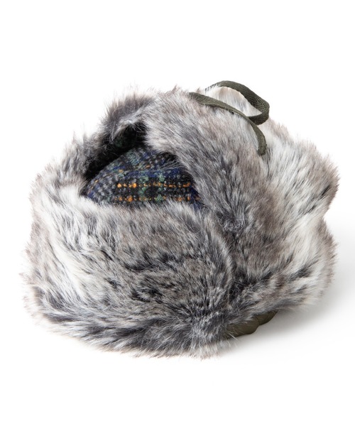 KANGOL（カンゴール）の「WEGO/Wool Ushanka（キャップ・メンズ・ブラック/グレー系その他2・FREE）」の14枚目の写真