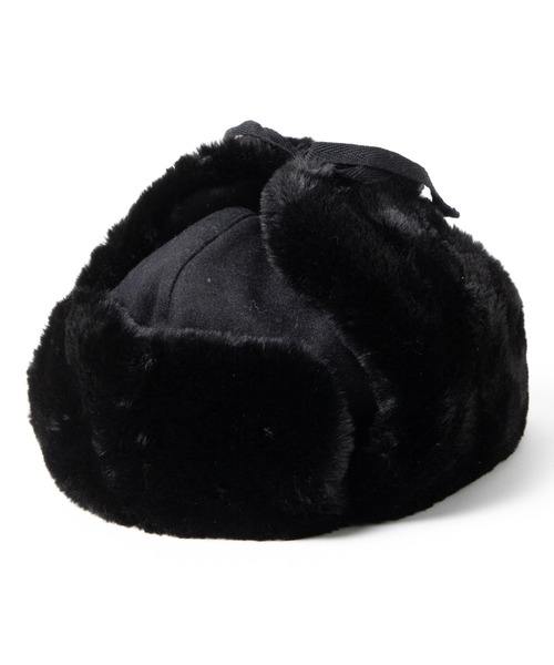 KANGOL（カンゴール）の「WEGO/Wool Ushanka（キャップ・メンズ・ブラック/グレー系その他2・FREE）」の11枚目の写真