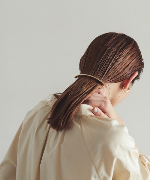 rapiecage(ラピエサージュ)の「スリムパイプロングバレッタ(バレッタ/ヘアクリップ・レディース・シルバー/ゴールド・FREE)」の10枚目の写真