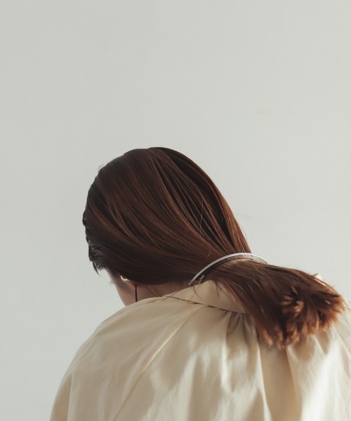 rapiecage(ラピエサージュ)の「スリムパイプロングバレッタ(バレッタ/ヘアクリップ・レディース・シルバー/ゴールド・FREE)」の12枚目の写真