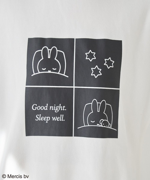 Miffy( ミッフィー)の「【miffy×ROPE' PICNIC】裏毛プルオーバー(スウェット・レディース・ホワイト/ブラック/ホワイト系その他・38)」の12枚目の写真