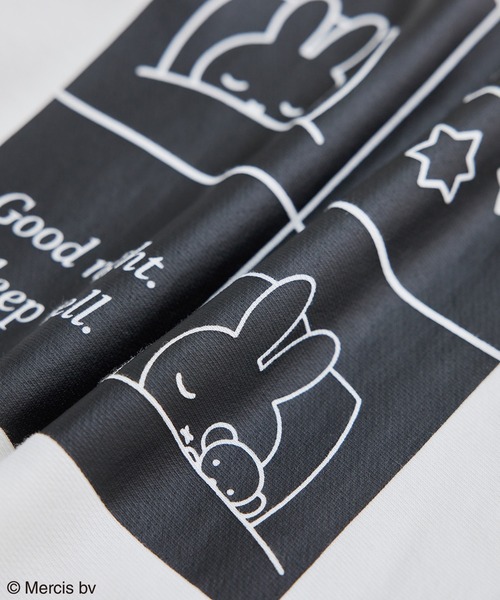 Miffy( ミッフィー)の「【miffy×ROPE' PICNIC】裏毛プルオーバー(スウェット・レディース・ホワイト/ブラック/ホワイト系その他・38)」の6枚目の写真