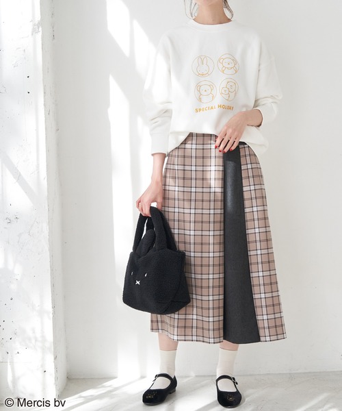 Miffy( ミッフィー)の「【miffy×ROPE' PICNIC】裏毛プルオーバー(スウェット・レディース・ホワイト/ブラック/ホワイト系その他・38)」の14枚目の写真