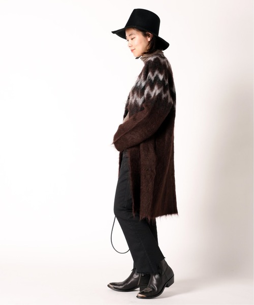 AP STUDIO(エーピーストゥディオ)の「Hem cut イージーデニム(デニムパンツ・レディース・ブラック・38/36/34)」の14枚目の写真