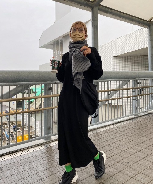 model：H163 着用サイズ：FREE