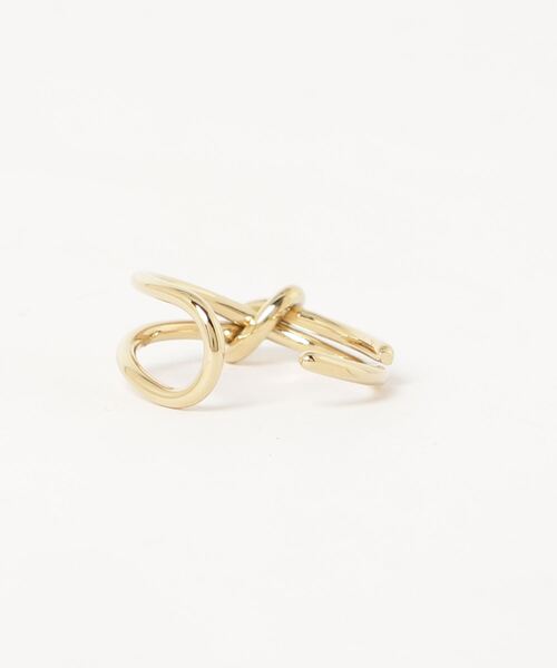 muku（ムク）の「金属アレルギー対応 ストリングノットリング/ サージカルステンレス/316L（リング・レディース・シルバー/ゴールド・FREE）」の9枚目の写真