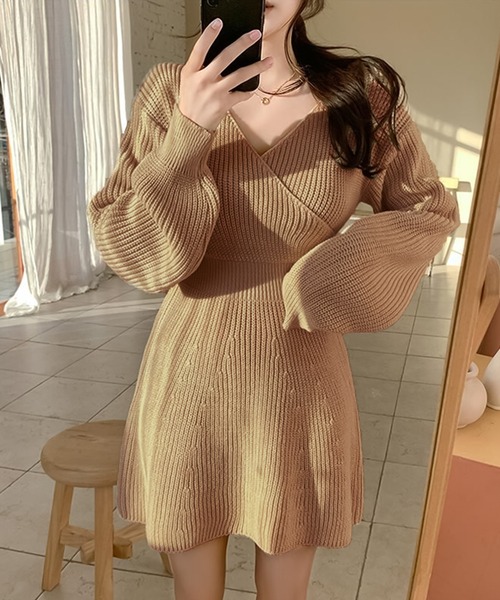 Girly Doll(ガーリードール)の「ワンピース(ワンピース・レディース・ベージュ/ピンク/キャメル/ブラック・F)」の18枚目の写真