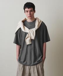 Steven Alan | ＜Steven Alan＞ WOOL BORDER SHORT SLEEVE TEE-LOOSE/Tシャツ(Tシャツ/カットソー)